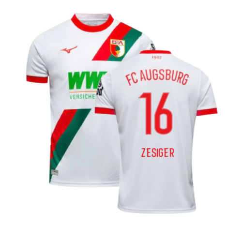 2025-2026 FC Augsburg Home Shirt (Zesiger 16)