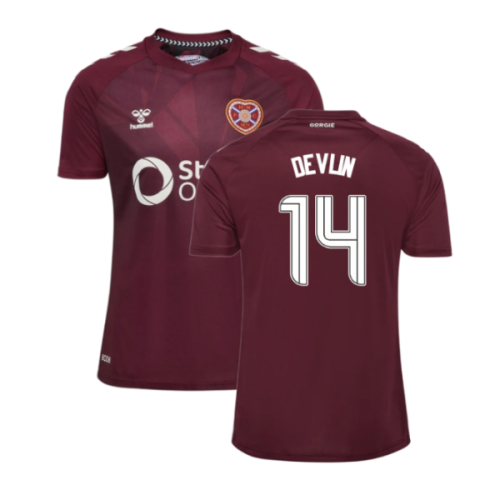 2025-2026 Hearts Home Shirt (Kids) (Devlin 14)