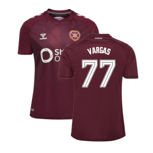 2025-2026 Hearts Home Shirt (Kids) (Vargas 77)