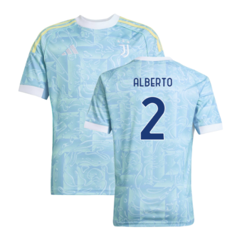 2025-2026 Juventus Away Shirt (Kids) (Alberto 2)