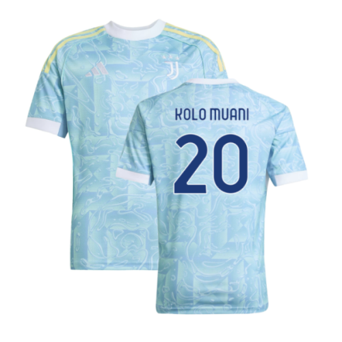 2025-2026 Juventus Away Shirt (Kids) (Kolo Muani 20)