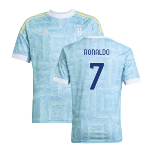 2025-2026 Juventus Away Shirt (Kids) (Ronaldo 7)