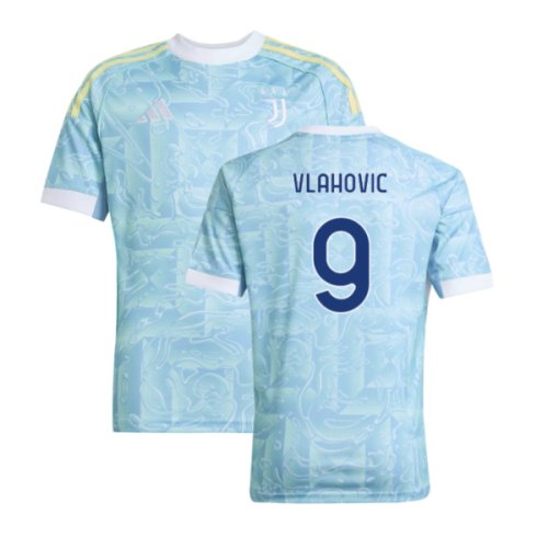 2025-2026 Juventus Away Shirt (Kids) (Vlahovic 9)