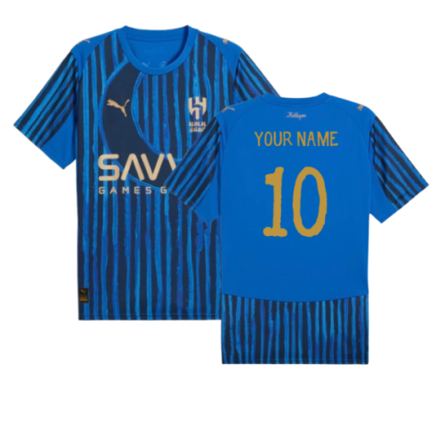 2025-2026 KIDSUPER x Al-Hilal Club World Cup Shirt (Blue) (Your Name)