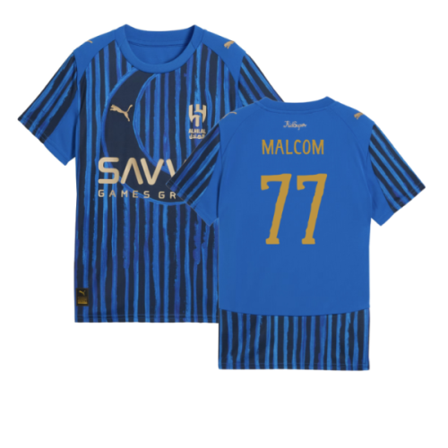 2025-2026 KIDSUPER x Al-Hilal SFC CWC Home Shirt (Blue) (Malcom 77)