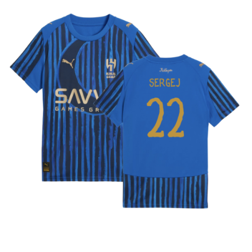 2025-2026 KIDSUPER x Al-Hilal SFC CWC Home Shirt (Blue) (Sergej 22)