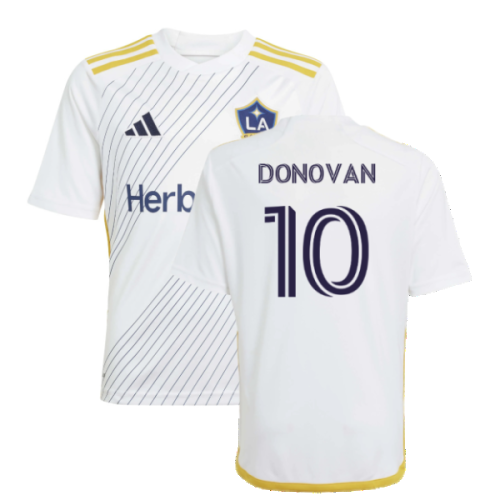 2025-2026 LA Galaxy Home Shirt (Kids) (DONOVAN 10)