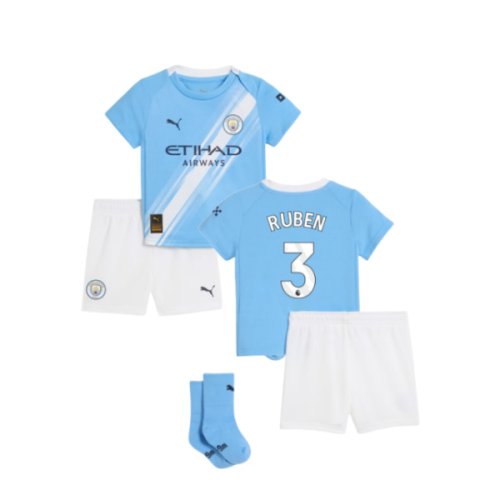 2025-2026 Man City Home Baby Kit (Ruben 3)
