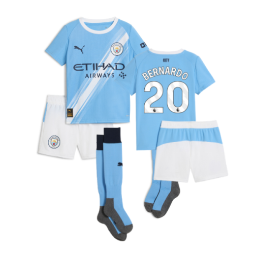 2025-2026 Man City Home Mini Kit (Bernardo 20)