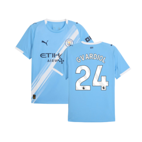 2025-2026 Man City Home Shirt (Gvardiol 24)
