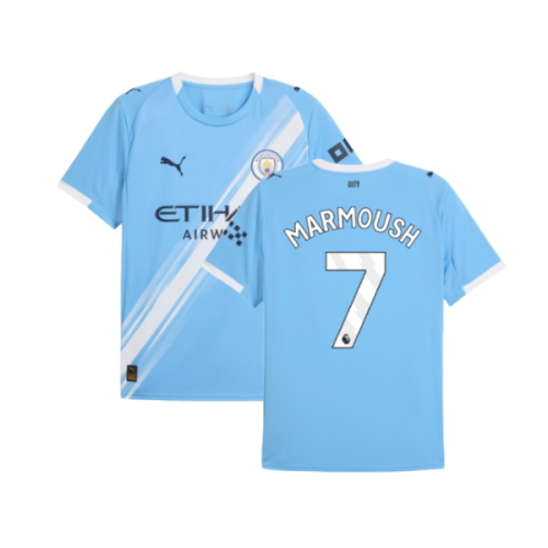 2025-2026 Man City Home Shirt (Marmoush 7)