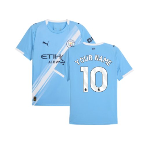 2025-2026 Man City Home Shirt (Your Name)