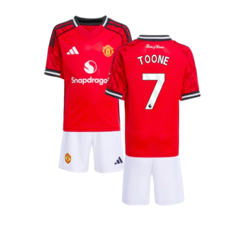2025-2026 Man Utd Home Mini Kit (Toone 7)