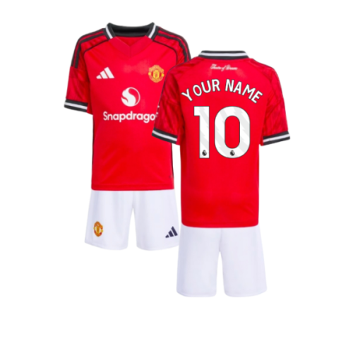2025-2026 Man Utd Home Mini Kit (Your Name)