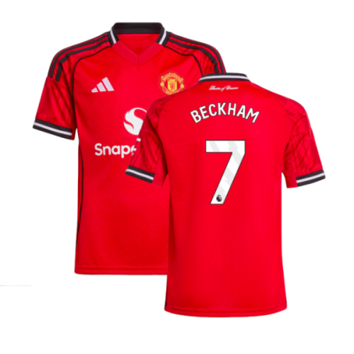 2025-2026 Man Utd Home Shirt (Kids) (Beckham 7)