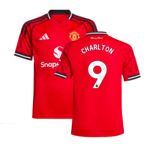 2025-2026 Man Utd Home Shirt (Kids) (Charlton 9)