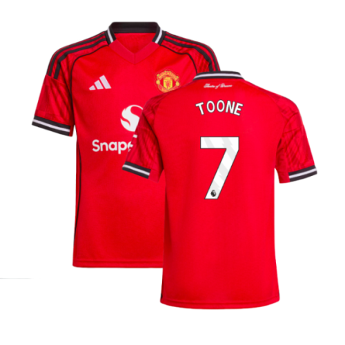 2025-2026 Man Utd Home Shirt (Kids) (Toone 7)