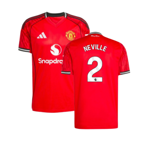 2025-2026 Man Utd Home Shirt (Neville 2)