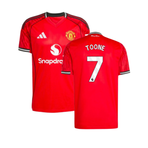 2025-2026 Man Utd Home Shirt (Toone 7)