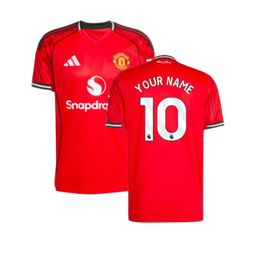 2025-2026 Man Utd Home Shirt (Your Name)