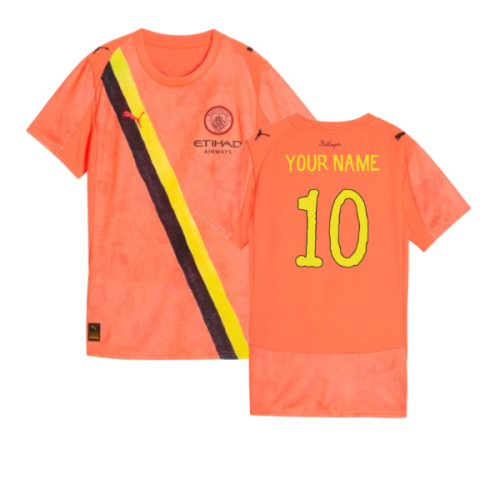 2025-2026 Manchester City CWC Goalkeeper Shirt (Neon Sun) - Womens (Your Name)