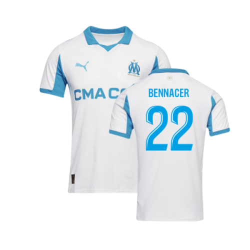 2025-2026 Marseille Home Shirt (Bennacer 22)