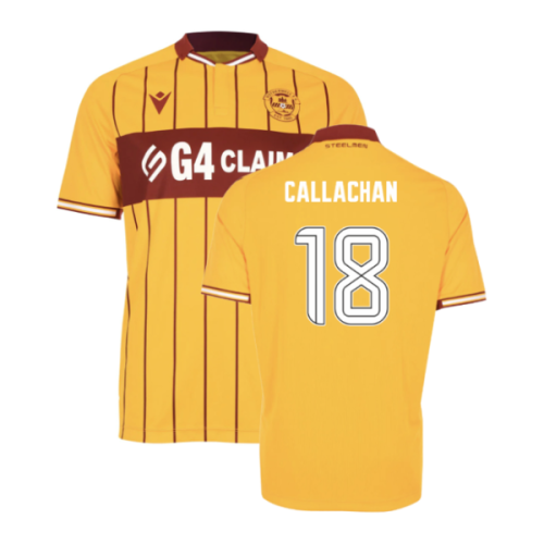 2025-2026 Motherwell Home Shirt (Callachan 18)