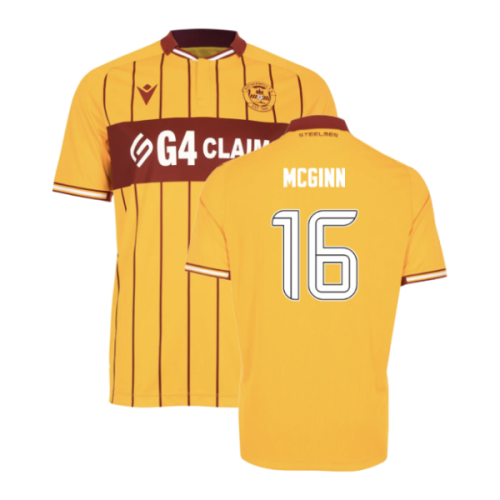 2025-2026 Motherwell Home Shirt (McGinn 16)