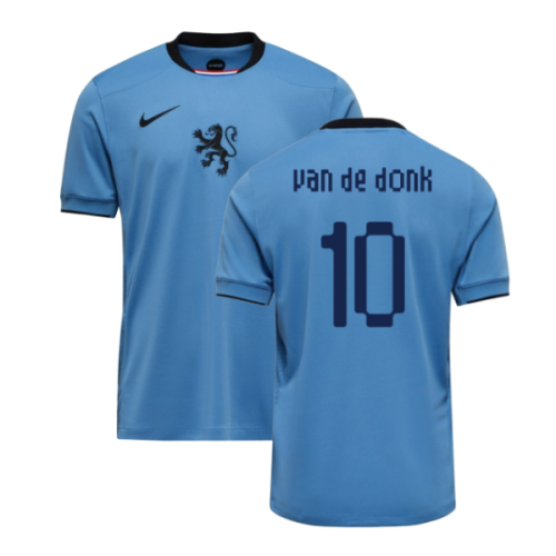 2025-2026 Netherlands Womens Team Away Shirt (Kids) (Van De Donk 10)