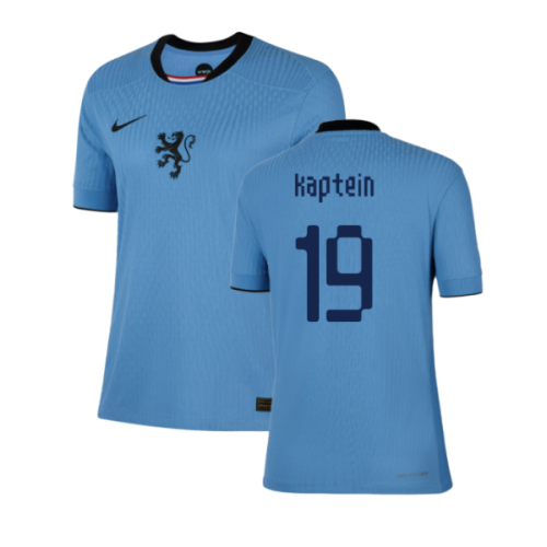 2025-2026 Netherlands Womens Team Away Shirt (Ladies) (Kaptein 19)