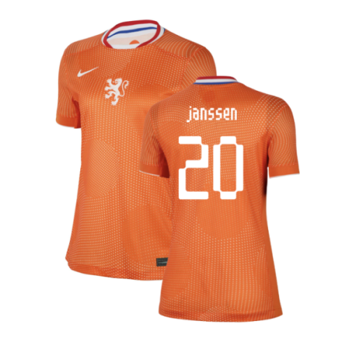 2025-2026 Netherlands Womens Team Home Shirt (Ladies) (Janssen 20)