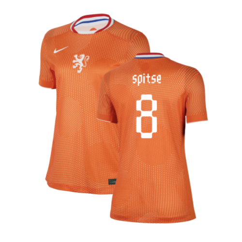 2025-2026 Netherlands Womens Team Home Shirt (Ladies) (Spitse 8)