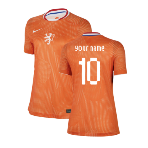 2025-2026 Netherlands Womens Team Home Shirt (Ladies) (Your Name)