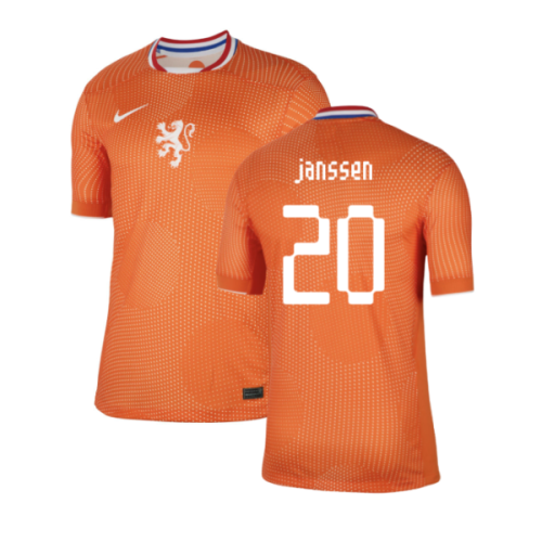 2025-2026 Netherlands Womens Team Home Shirt (Unisex) (Janssen 20)