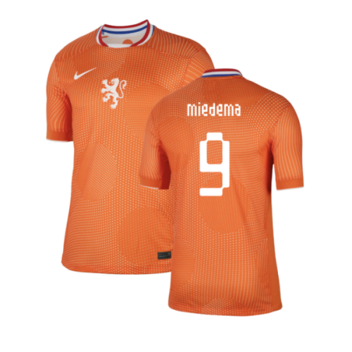 2025-2026 Netherlands Womens Team Home Shirt (Unisex) (Miedema 9)