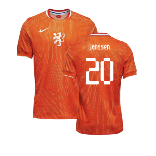 2025-2026 Netherlands Womens Team Shirt (Kids) (Janssen 20)