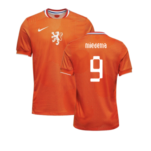 2025-2026 Netherlands Womens Team Shirt (Kids) (Miedema 9)
