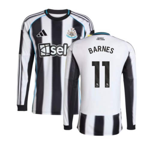 2025-2026 Newcastle Long Sleeve Home Shirt (Barnes 11)