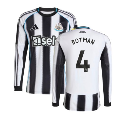 2025-2026 Newcastle Long Sleeve Home Shirt (Botman 4)