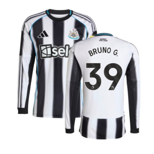 2025-2026 Newcastle Long Sleeve Home Shirt (Bruno G. 39)