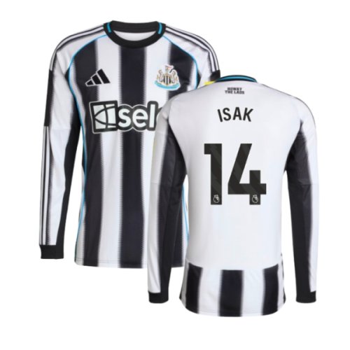 2025-2026 Newcastle Long Sleeve Home Shirt (Isak 14)