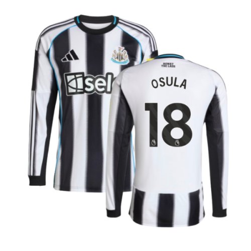 2025-2026 Newcastle Long Sleeve Home Shirt (Osula 18)