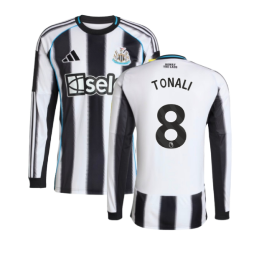 2025-2026 Newcastle Long Sleeve Home Shirt (Tonali 8)