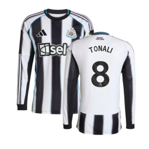 2025-2026 Newcastle Long Sleeve Home Shirt (Tonali 8)
