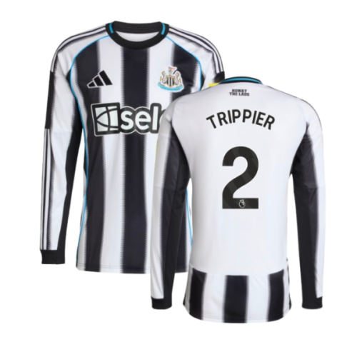 2025-2026 Newcastle Long Sleeve Home Shirt (Trippier 2)