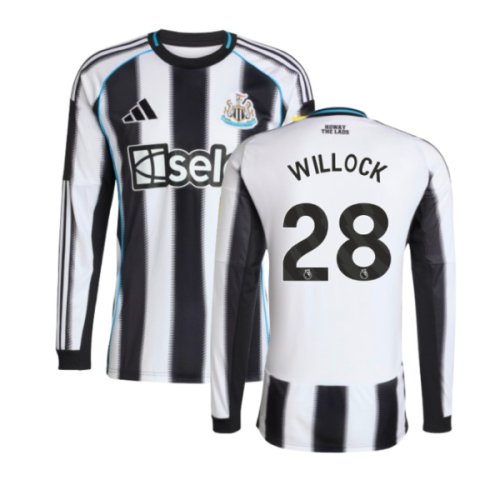 2025-2026 Newcastle Long Sleeve Home Shirt (Willock 28)