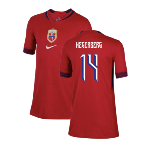2025-2026 Norway Womens Team Home Shirt (Kids) (Hegerberg 14)