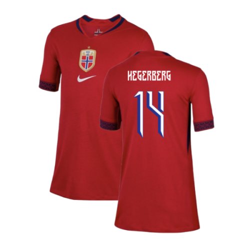 2025-2026 Norway Womens Team Home Shirt (Kids) (Hegerberg 14)
