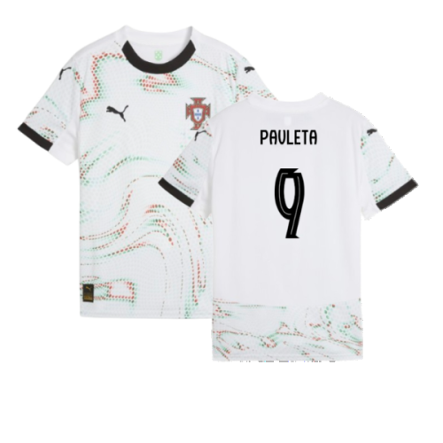 2025-2026 Portugal Away Shirt (Kids) (Pauleta 9)