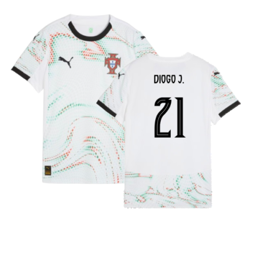 2025-2026 Portugal Away Shirt (Womens) (Diogo J. 21)